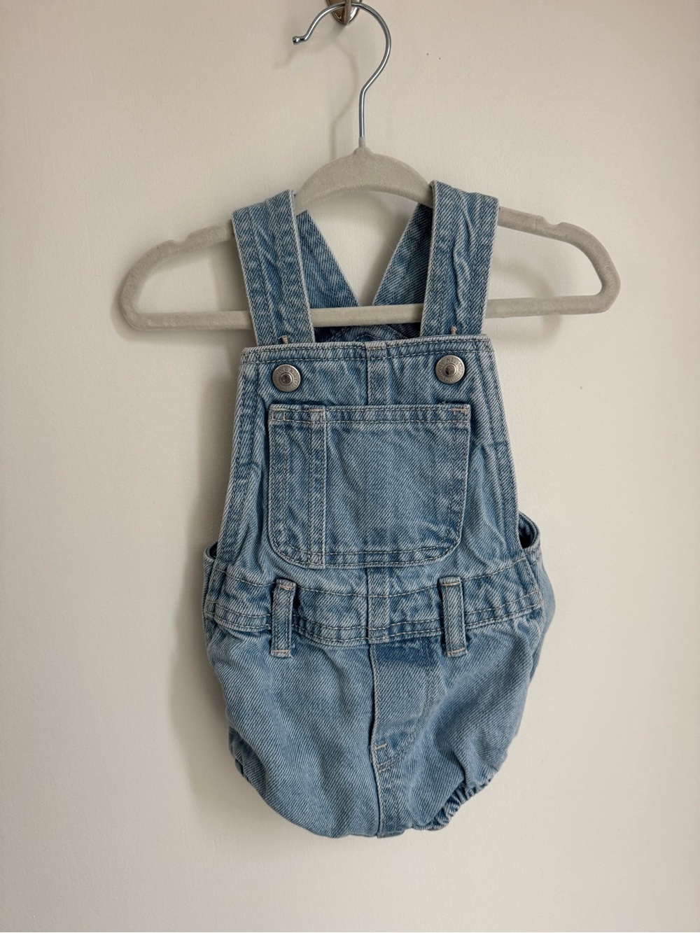 Old Navy Light Blue Denim Baby Overalls